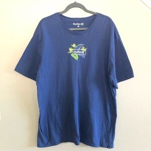 Hurley Men’s Tropical Graphic Print Crew Neck Short Sleeves T-Shirt Size XL